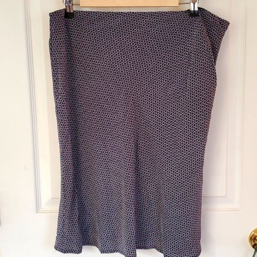 Lands' End 100% Silk skirt